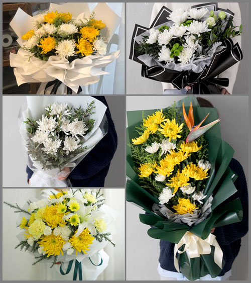 广东湛江市廉江市石岭镇洋下村白事花束代送